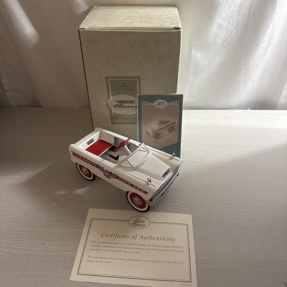 Hallmark Other - Vintage Hallmark Kiddie Classics 1961 Murray Speedway Pace Car – Box & COA